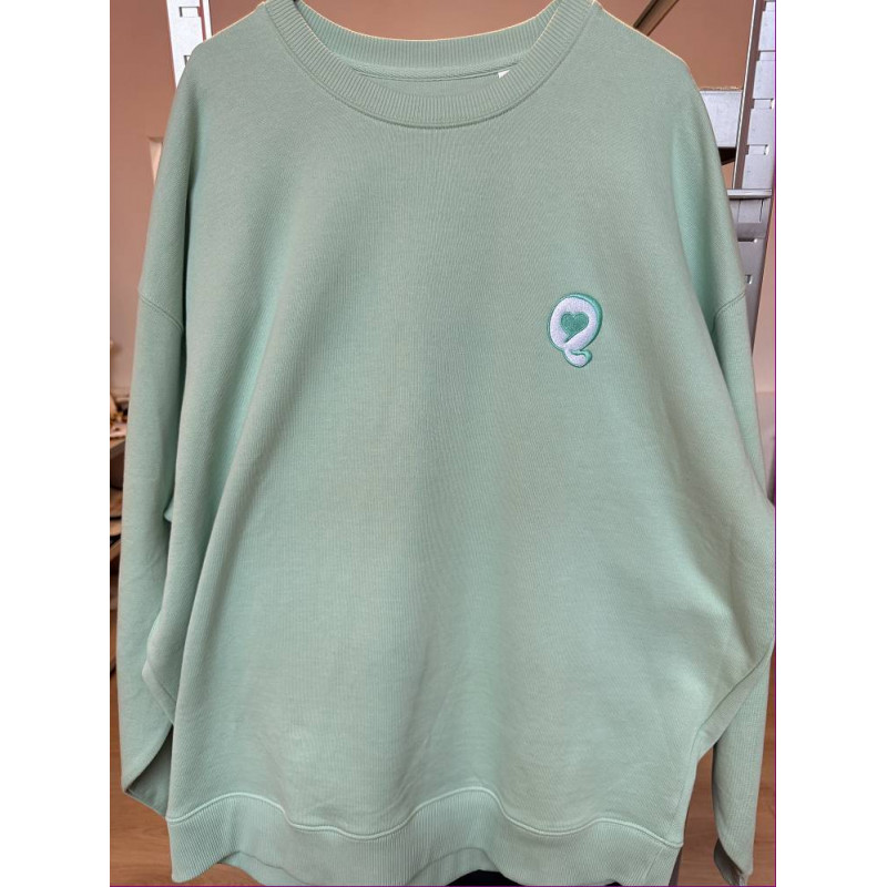 SWEAT  CARQ VERT PALE