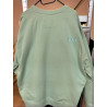 SWEAT  CARQ VERT PALE