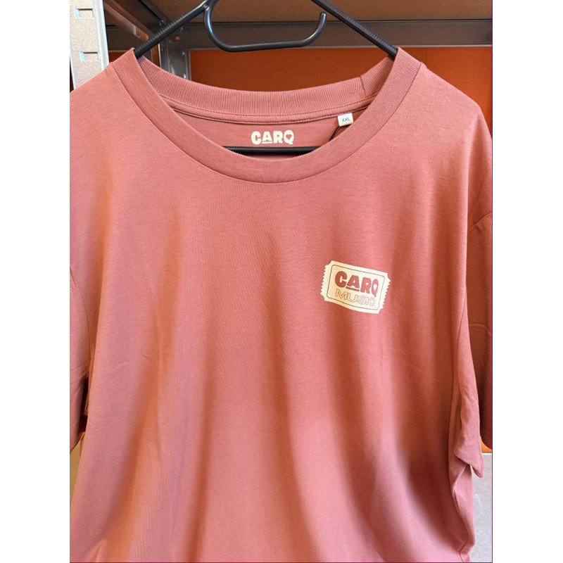 TSHIRT CARQ MUSIC ROUGE S