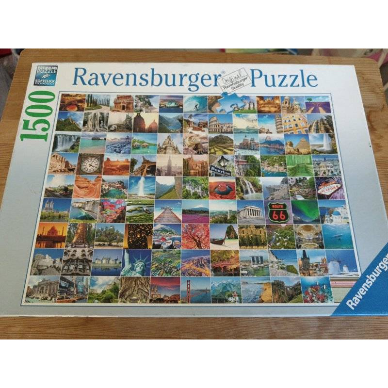 PUZZLE 1500 PIECES LES 99 PLUS BEAUX ENDROITS DU MONDE