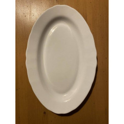 PLAT BLANC OVALE