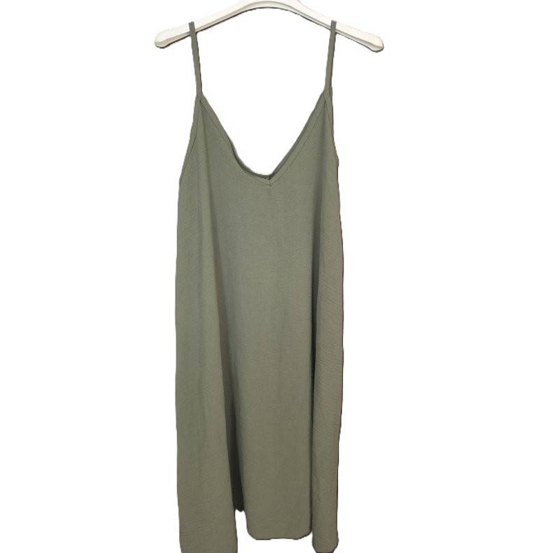 ROBE FINE BRETELLE KAKI