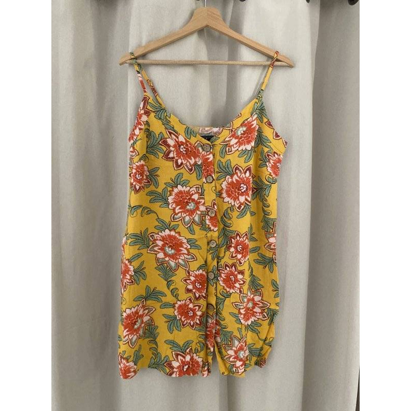 ROBE FLEURIE JAUNE