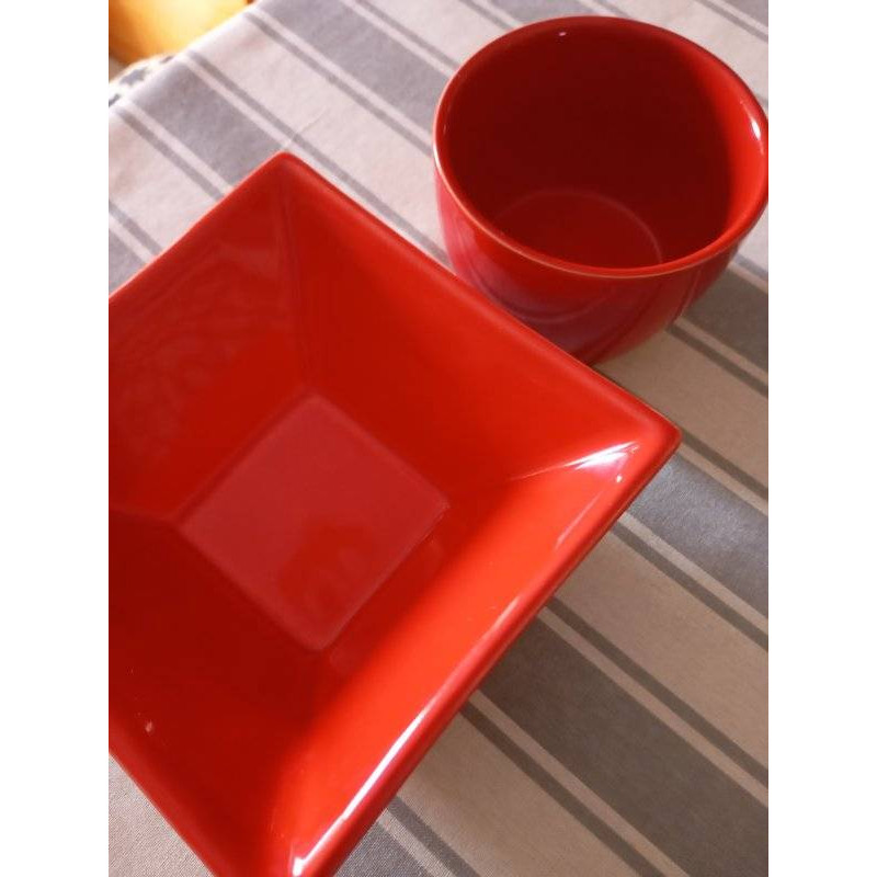 LOT 2 RAMEQUINS ROUGE APERO